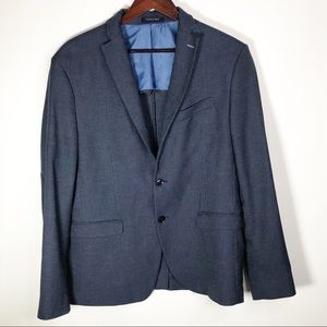 Zara Man Suit Collections Blue Blazer Size 44